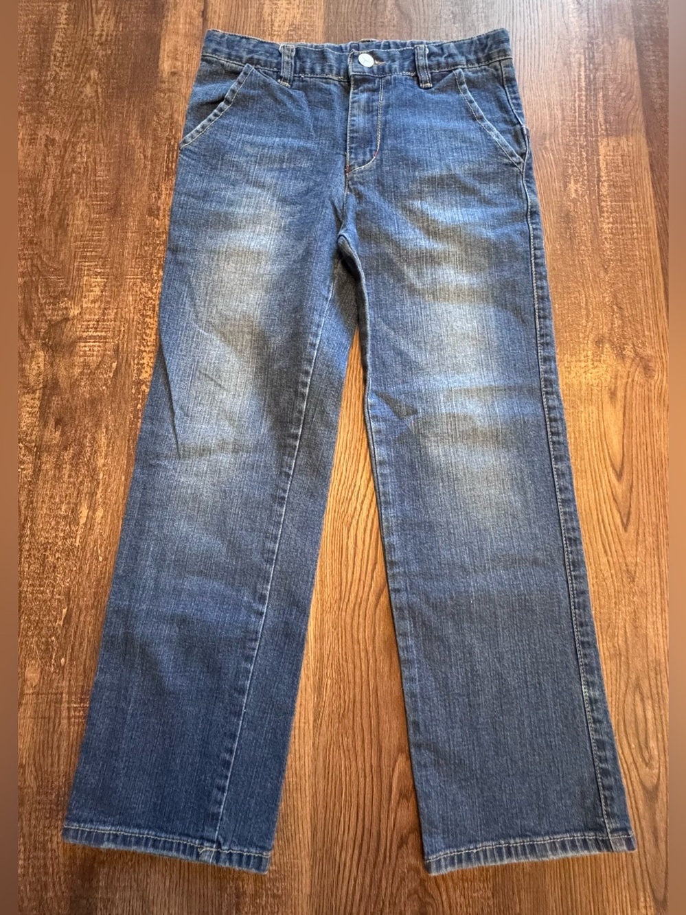Vintage girl Calvin Klein Jeans Kids Blue Denim Straight-Leg Jeans